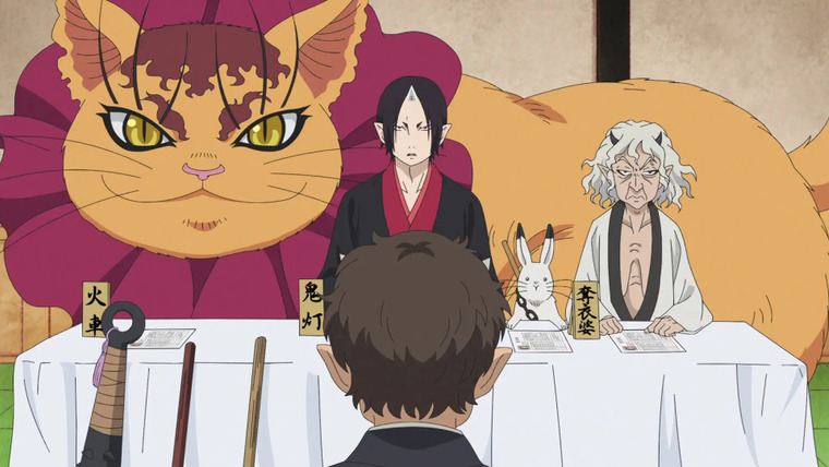 Hozuki's Coolheadedness — s02e14 — The Day-to-Day at the Offices of Enma / 1 Soup, 3 Dishes, 10 Meats