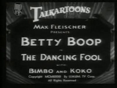 Betty Boop — s1932e07 — The Dancing Fool