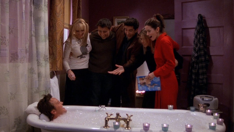Friends — s08e13 — The One Where Chandler Takes a Bath