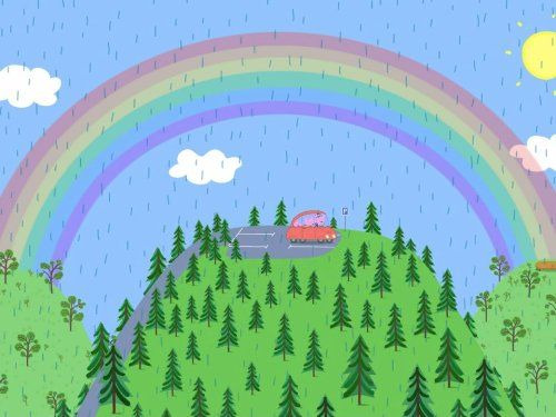 Peppa Pig — s03e02 — The Rainbow