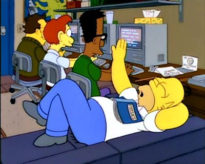 Симпсоны — s05e03 — Homer Goes to College