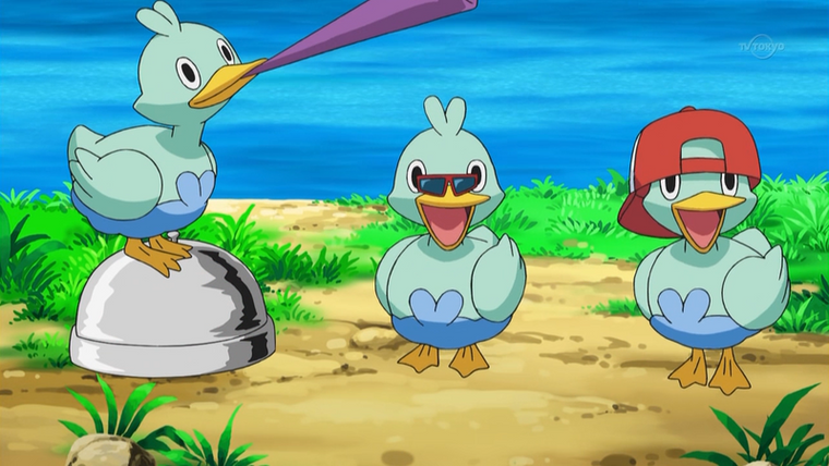 Pokémon the Series — s14e20 — Dancing With the Ducklett Trio!