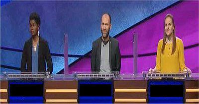 Jeopardy! — s2018e92 — Anneke Garcia Vs. Kathleen Guess Vs. Evan Beals, show # 7842.