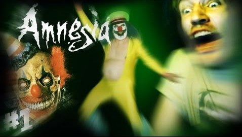 PewDiePie — s03e128 — FRICKING CLOWNS EVERYWHERE! - Amnesia: Custom Story - Part 1 - Laughing in the darkness