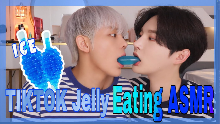 Bosungjun — s2021e20 — ASMR eating blue TIKTOK jelly