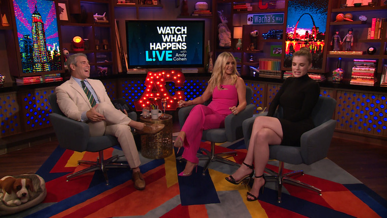 Watch What Happens Live — s16e132 — Tamra Judge & Betty Gilpin