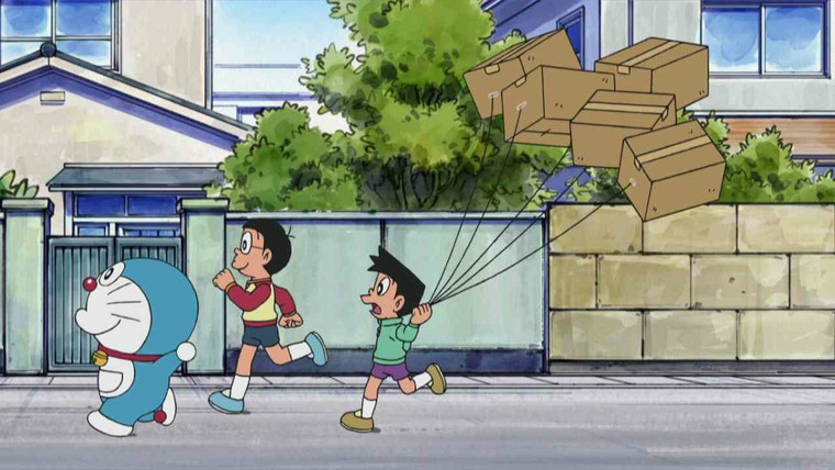 Дораэмон — s10e29 — Flying Comic Books / I'll Make Him Wear the Wet Clothes of False Accusations!