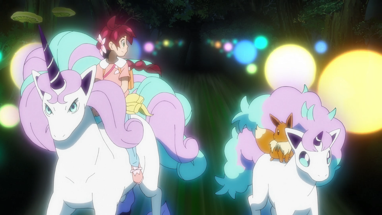 Pocket Monsters — s13e55 — The Tale of You and Me in Luminous Maze Forest?!