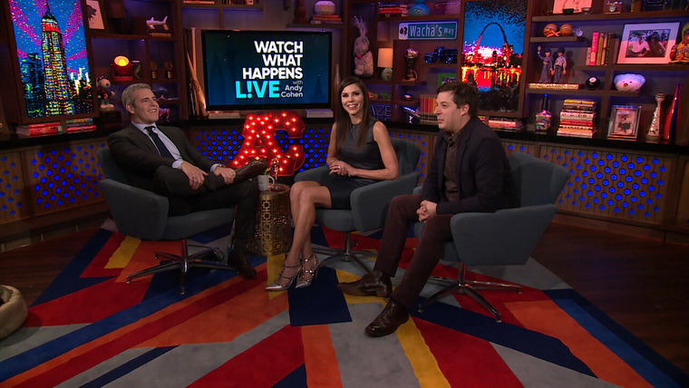 Watch What Happens Live — s15e164 — Heather Dubrow; Anthony Atamanuik
