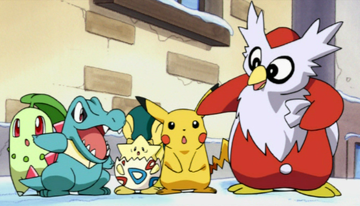 Pocket Monsters — s03 special-6 — Pikachu`s Winter Vacation (2001): Delibird's Present