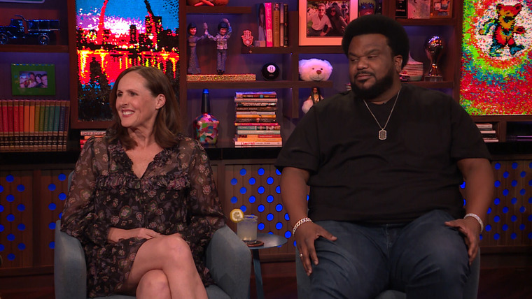 Watch What Happens Live — s19e65 — Molly Shannon and Craig Robinson