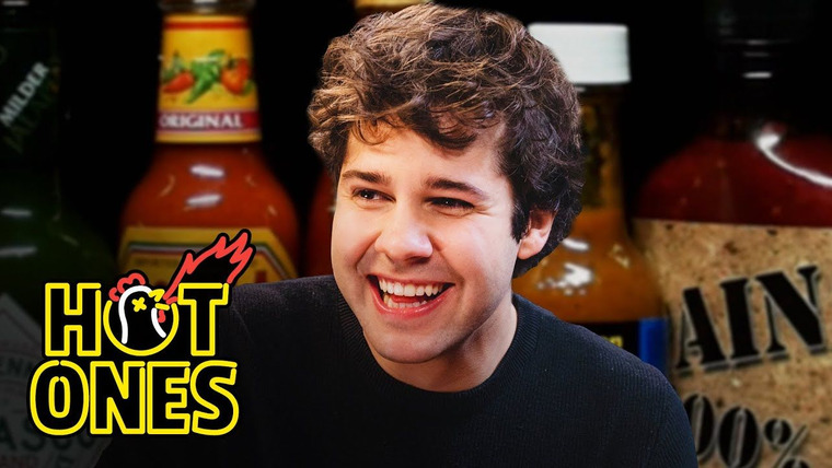 Hot Ones — s11e06 — David Dobrik Experiences Real Pain While Eating Spicy Wings