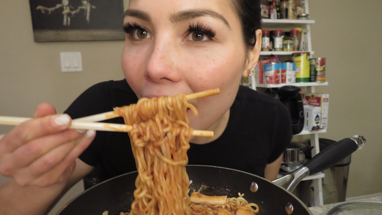 Veronica Wang — s04e01 — Spicy Cheesy Noodles | ASMR Whispering