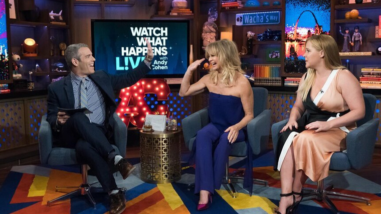 Watch What Happens Live — s14e86 — Amy Schumer, Goldie Hawn