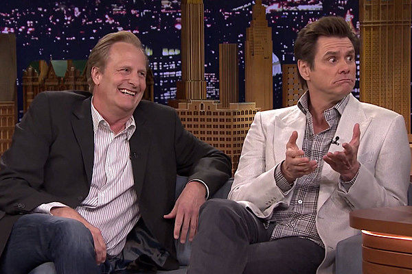 Ночное шоу с Джимми Фэллоном — s2014e72 — Jim Carrey & Jeff Daniels, Taylor Schilling, Ed Sheeran