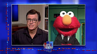 The Late Show with Stephen Colbert — s2020e70 — Stephen Colbert from home, with Kumail Nanjiani, Andra Day, Elmo