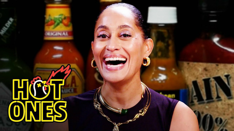Hot Ones — s17e02 — Tracee Ellis Ross Calls For Her Mommy While Eating Spicy Wings