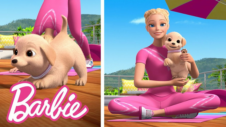 Barbie Vlogs — s01e169 — BARBIE YOGA OUTTAKES WITH TAFFY!