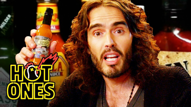 Hot Ones — s03e07 — Russell Brand Achieves Enlightenment While Eating Spicy Wings
