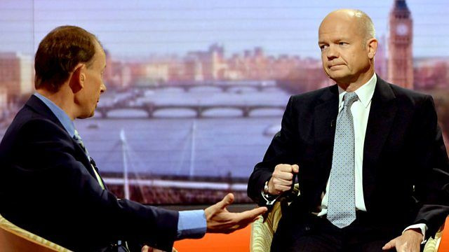 The Andrew Marr Show — s2013e30 — 08/09/2013