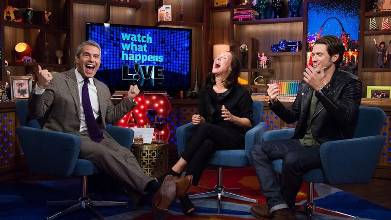Watch What Happens Live — s13e15 — Laurie Metcalf & Aaron Tveit