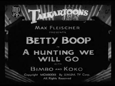 Betty Boop — s1932e08 — A Hunting We Will Go