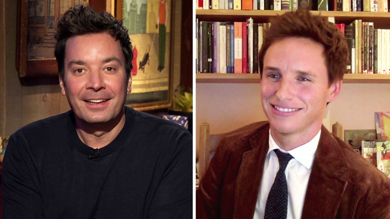 Ночное шоу с Джимми Фэллоном — s2020e159 — Eddie Redmayne, Guy Raz, Lele Pons x Guaynaa