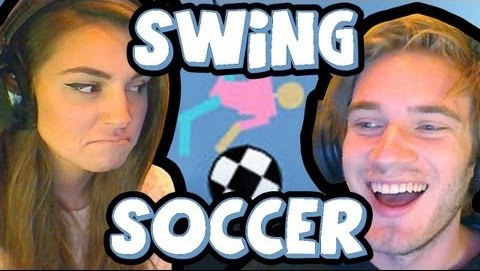 ПьюДиПай — s04e241 — Swing Soccer - HAPPY WHEELS MEETS SOCCER AND SWINGS.