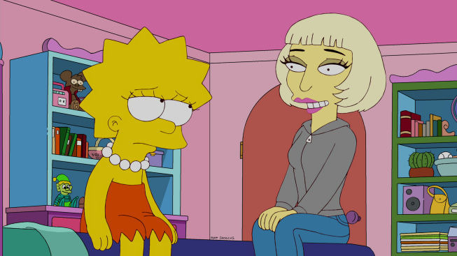 Симпсоны — s23e22 — Lisa Goes Gaga