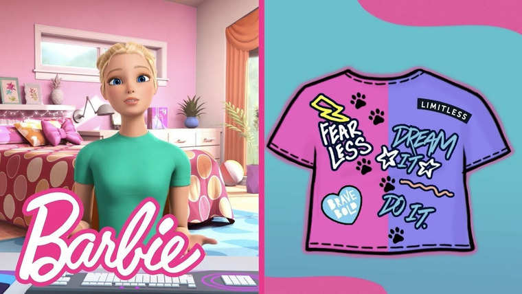 Barbie Vlogs — s01e130 — "Creating Your FASHION" DIY with Me!