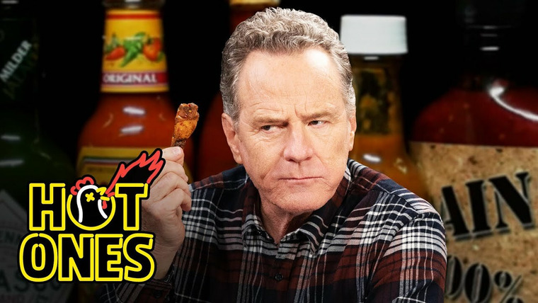 Горячие — s20e02 — Bryan Cranston Fully Commits While Eating Spicy Wings