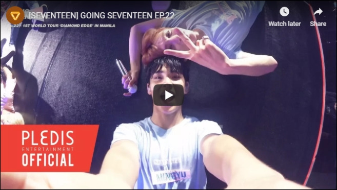 Поездка с Seventeen — s01e22 — 1st World Tour 'Diamond Edge' in Manila