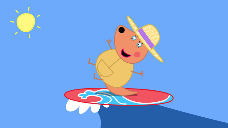 Peppa Pig — s05e20 — Australia Part 2 - Surfing