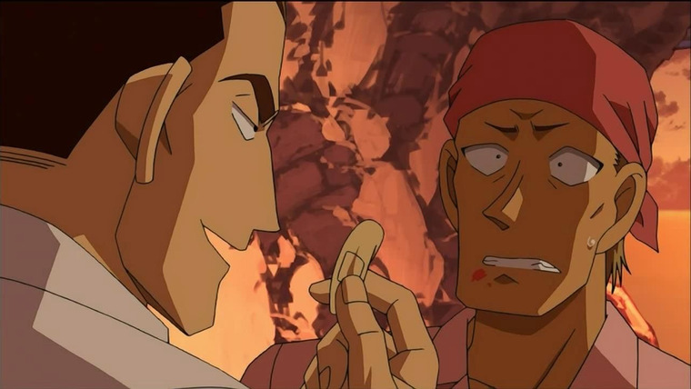 Детектив Конан — s2009e23 — Ikkaku Rock's Disappearing Fish (Part 2)