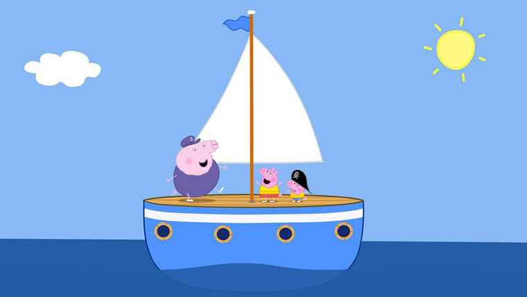 Свинка Пеппа — s05e29 — Sailing Boat