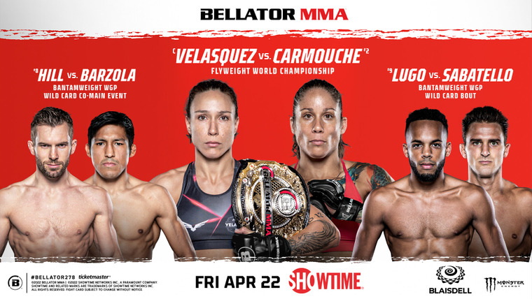 Bellator MMA Live — s19e06 — Bellator 278: Velasquez vs. Carmouche