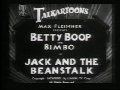 Betty Boop — s1931e10 — Jack and the Beanstalk