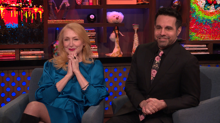 Watch What Happens Live — s19e22 — Patricia Clarkson and Mario Cantone