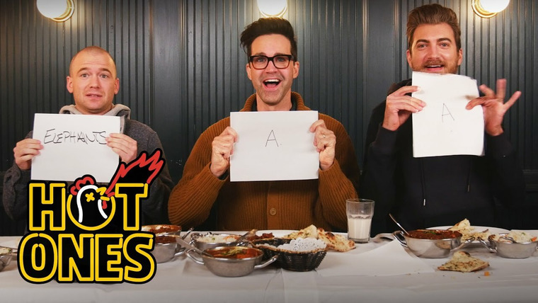 Горячие — s02 special-8 — Rhett & Link Eat the World's Spiciest Curry with Sean Evans | Hot Ones