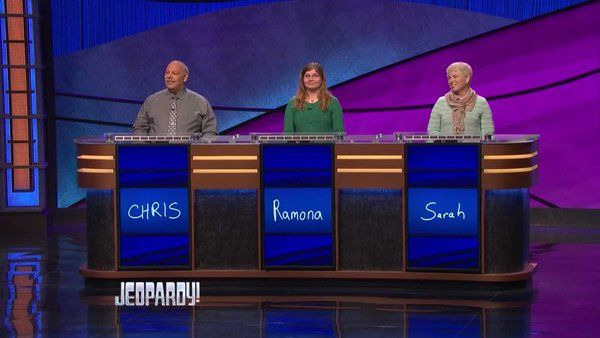 Jeopardy! — s2015e111 — Chris Becker Vs. Ramona Riddles Vs. Sarah Wright, show # 7171.