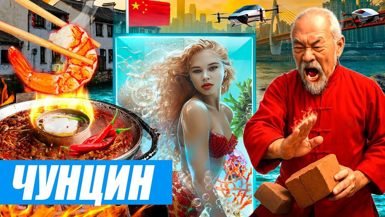 Прекрасное далёко — s02e07 — Чунцин - город, как видеоигра. Дома-лабиринты, пенсионеры-супергерои и огненная еда / Китай