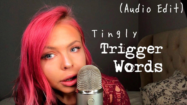 HunniBee ASMR — s02e20 — ASMR — MOST TINGLY Trigger Words — Semi Inaudible, Extreme Gentle Whispering (Audio Sound Edit)