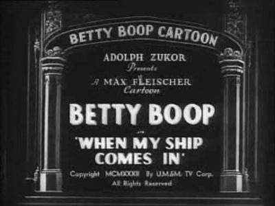 Betty Boop — s1934e13 — When My Ship Comes In