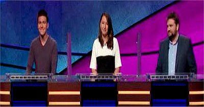 Jeopardy! — s2019e103 — Sarah Frontiera Vs. Joshua Swiger Vs. Ryan Wenstrup-Moore, Show # 8083.