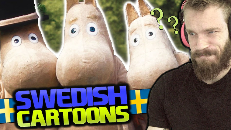 ПьюДиПай — s11e102 — Swedish Cartoons from My Childhood!