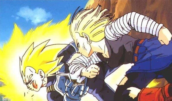 Драконий жемчуг Кай — s01e65 — A Cute Face and Super Power?! #18 vs Vegeta