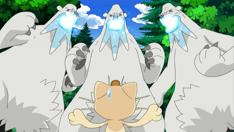 Покемон — s06e48 — Nyagotiator Nyarth! Break Through Tunbear Forest!!