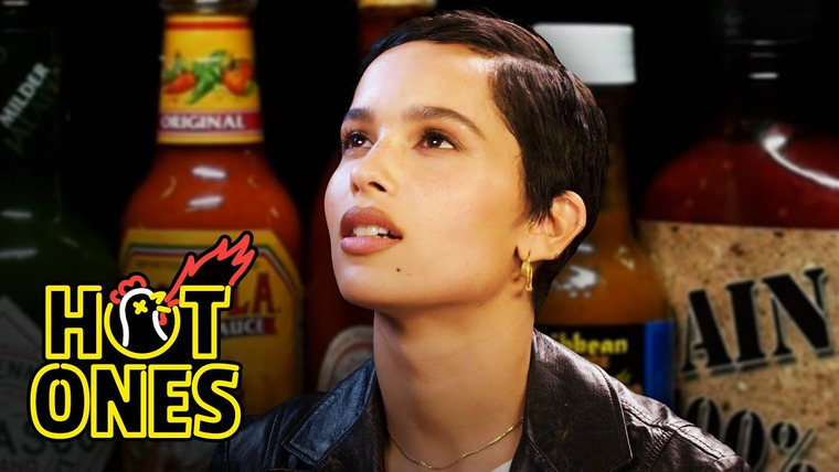 Hot Ones — s11e02 — Zoë Kravitz Gets Trippy While Eating Spicy Wings