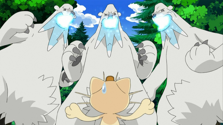 Pokémon the Series — s14e46 — The Beartic Mountain Feud!