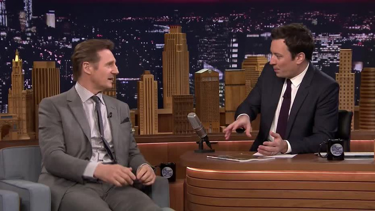 The Tonight Show Starring Jimmy Fallon — s2014e61 — Liam Neeson, Terry Crews, Conor Oberst